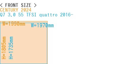 #CENTURY 2024 + Q7 3.0 55 TFSI quattro 2016-